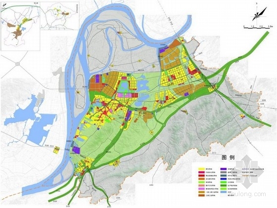 中心城区绿地规划资料下载-[安徽]多元化资源型城市景观规划设计方案