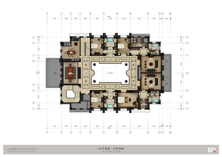 康都天和会所空间设计方案文本-A05 2F PLAN (CLUB)