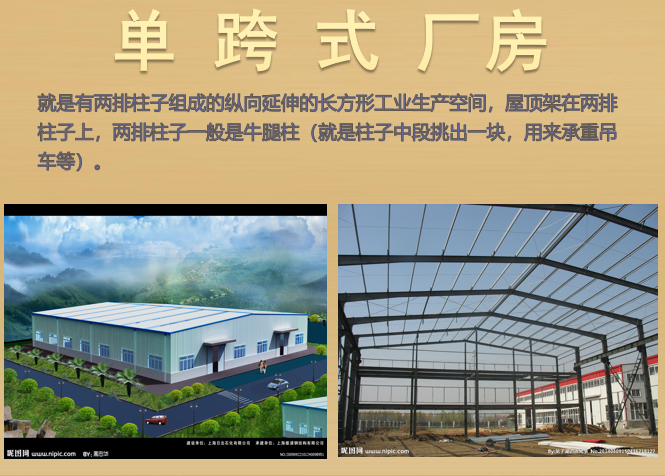 福建钢结构厂房造价资料下载-钢结构厂房结构介绍