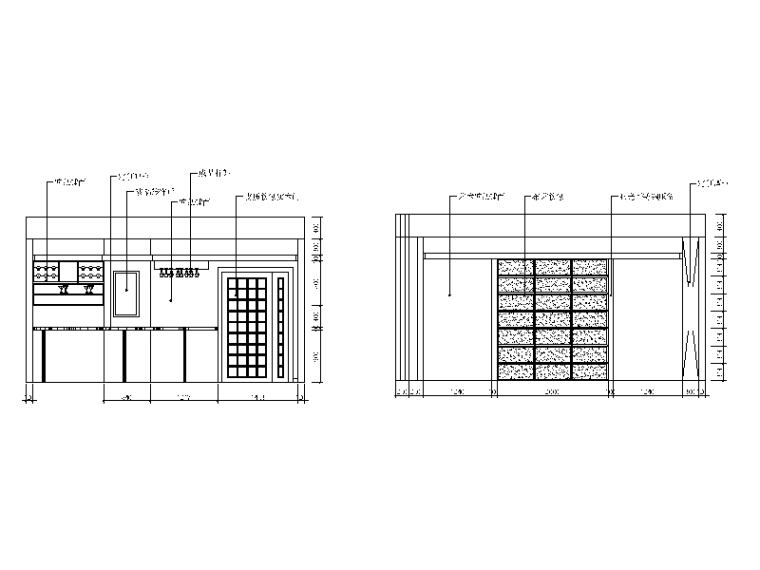 [四川]某八层商务宾馆设计CAD施工图-【四川】某八层商务宾馆设计CAD施工图立面图
