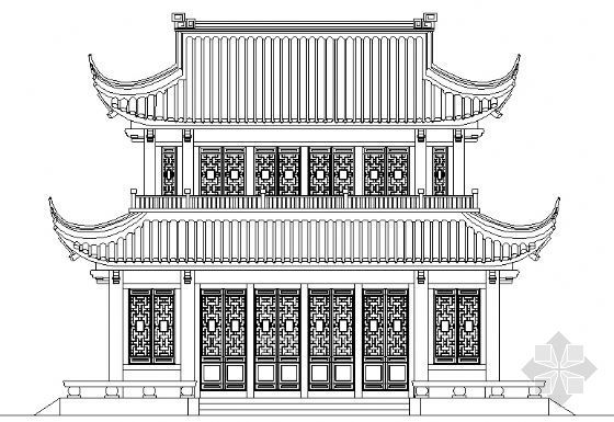 2层古建结构资料下载-浙江某二层古建建筑施工图
