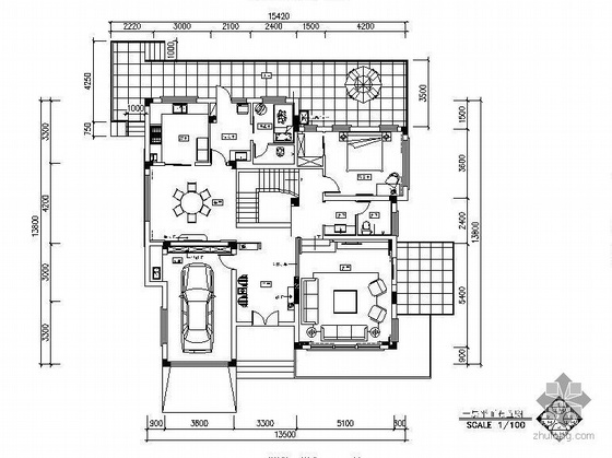 大理石设计图资料下载-双层豪华别墅的设计图及完工照片