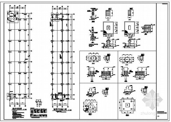 钢框架商场建筑设计图资料下载-江苏某钢框架厂房结构设计图