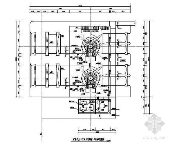 电厂设计图资料下载-某双机组发电厂房设计图