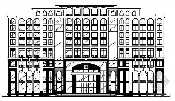 五星级酒店标准层平面图资料下载-广东某五层五星级酒店建筑方案图