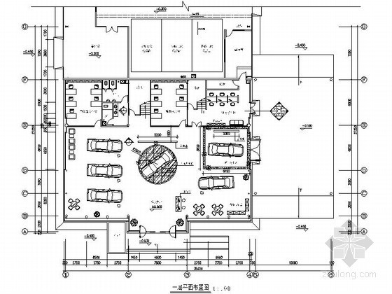 某汽车特许销售C级服务店设计方案