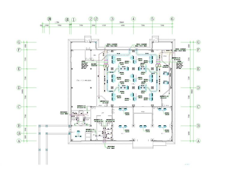 消防通风系统图纸资料下载-[江西]多层餐饮建筑空调通风系统设计施工图
