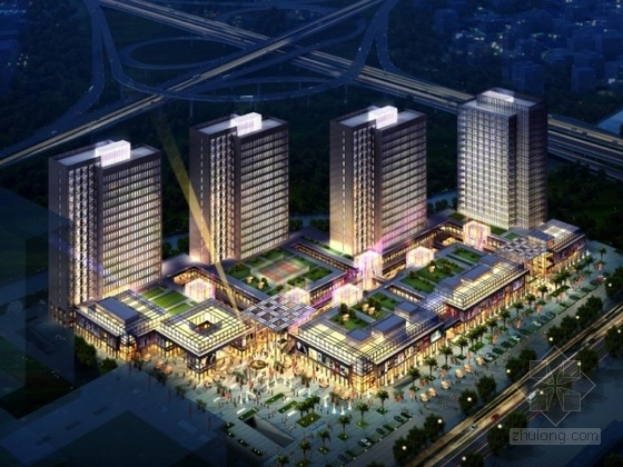 山东购物中心设计方案资料下载-[上海]某十八层购物中心建筑设计方案文本