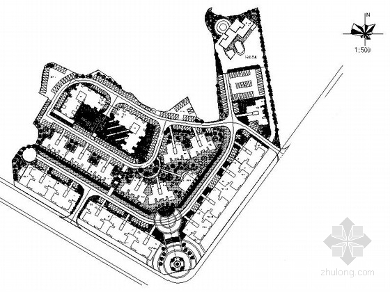 保障性居住区设计资料下载-[四川]保障性住房景观设计施工图