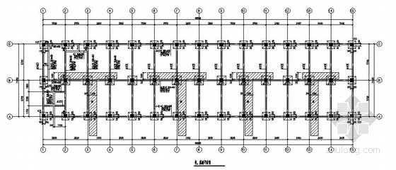 一层管理楼构施工图资料下载-一层框架住宅结构施工图