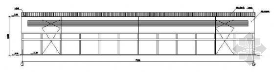 8米跨轻钢屋架结构图片资料下载-某21米跨厂房结构图纸