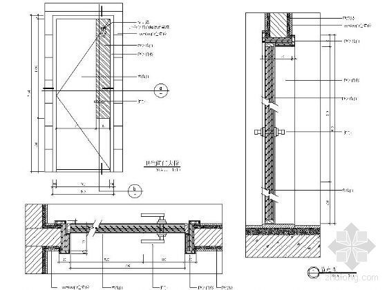 浦发银行室内精装饰工程施工图-卫生间门