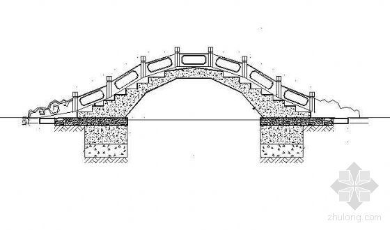 石护栏大样图资料下载-某小拱桥施工大样图