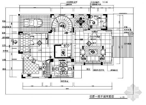 别墅二层室内设计方案资料下载-三层别墅的室内设计方案