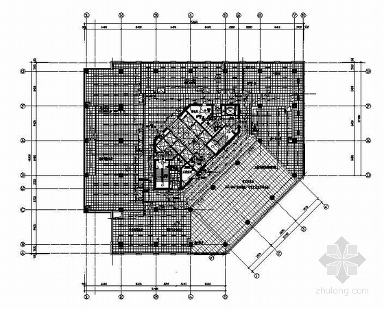 照明施工图图资料下载-四层照明平面图(F10电施工图—照明)