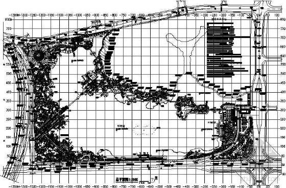 月湖资料下载-长沙月湖公园景观总平图