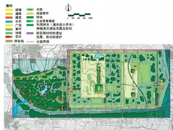 中山公园景观规划方案资料下载-[邯郸]公园景观规划设计方案