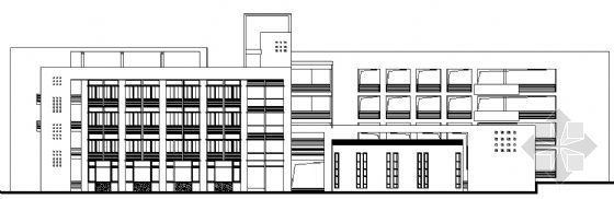 综合商场建筑图cad资料下载-某学校综合楼全套建筑图