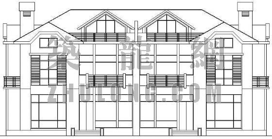 欧式客厅设计方案资料下载-欧式别墅设计方案（2）