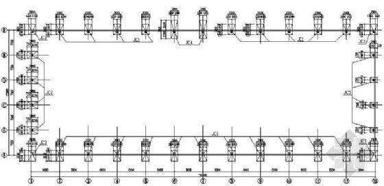 9米跨度钢结构图纸资料下载-某仓库完整钢结构图纸