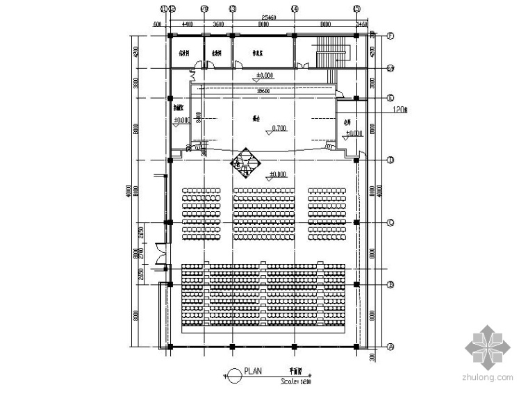 航空博物馆方案设计资料下载-900㎡某博物馆会议室方案设计图（含效果）