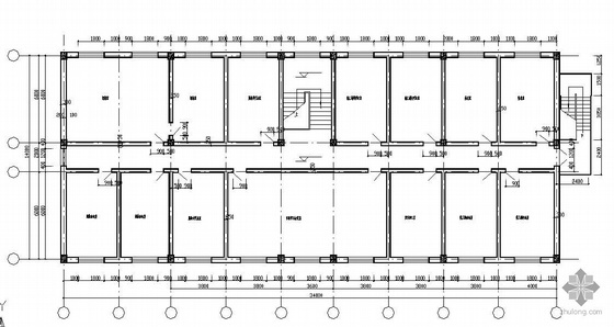 2层轻钢办公全套施工图资料下载-某2层框架化验室全套结构施工图