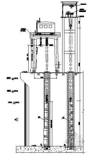 钢混结构结构布置图资料下载-某水电站水工钢闸门结构布置图