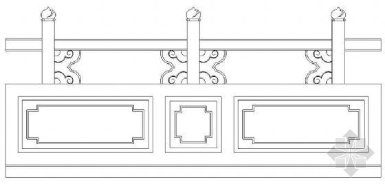 中式su栏杆资料下载-中式栏杆详图04