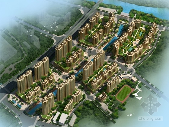 民居组合方式资料下载-[安徽]现代风格高层住宅区规划设计方案文本