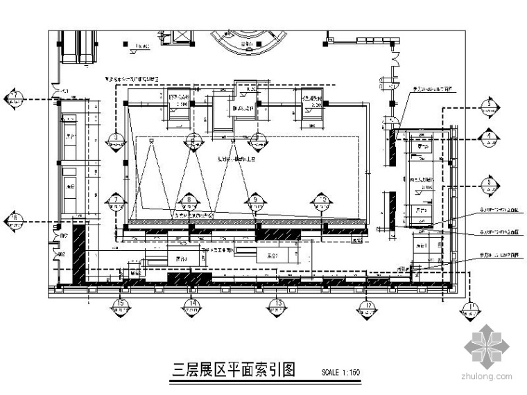 展馆室内装修资料下载-[辽宁]城市规划展示馆室内装修图Ⅱ