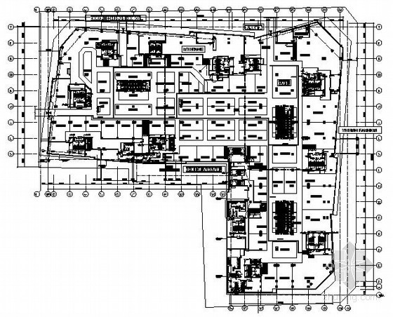 百货商场建筑施工图资料下载-[沈阳]某百货商场综合布线系统图纸