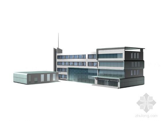 四层办公楼设计CAD资料下载-四层办公楼