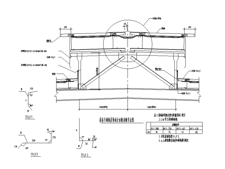 屋脊泛水板cad资料下载-屋脊节点详图（11张）