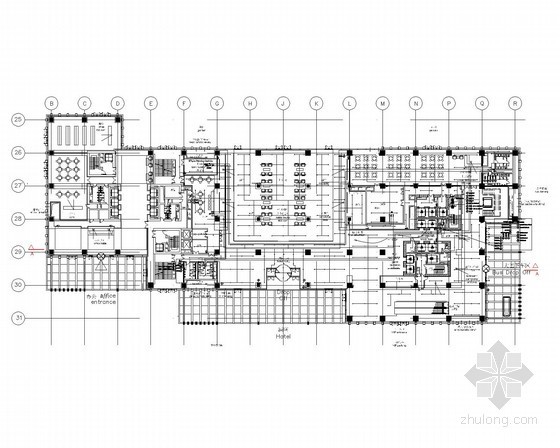 五星级酒店康乐中心平面图资料下载-[山西]国际金融中心五星级酒店给排水初设图