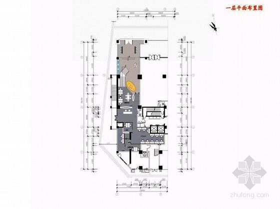 地方特色餐饮空间设计资料下载-[长沙]浓郁地方特色湘式风格时尚现代餐厅设计方案