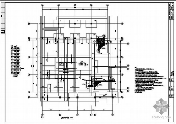 室外消防水池结构图资料下载-北京某小区办公楼C座结构图