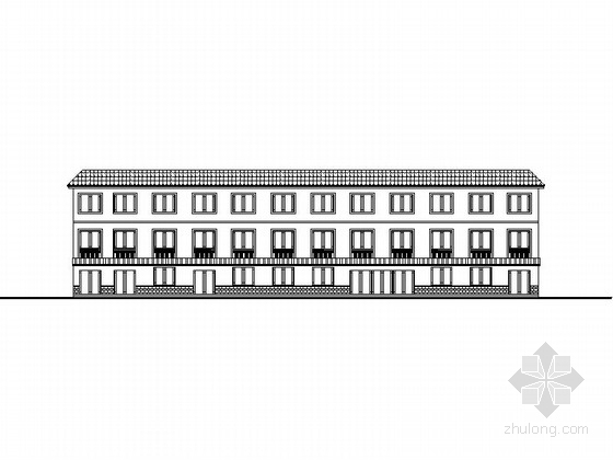 公共活动中心总平面资料下载-[浙江]三层现代活动中心建筑施工图