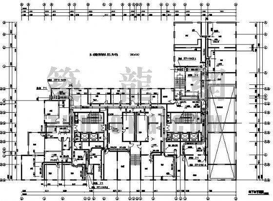 陕西省住宅楼施工图资料下载-陕西省某高层住宅通风防排烟图