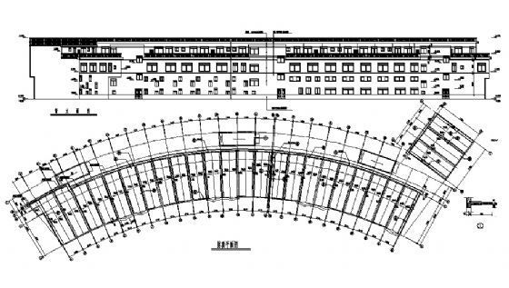 欧式三层办公楼建筑方案-2