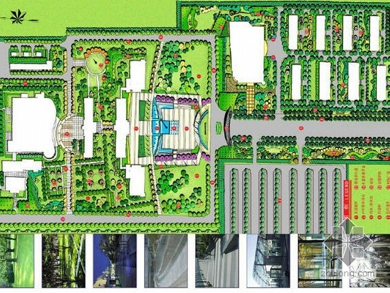 冷库厂区道路景观设计方案资料下载-安徽厂区景观设计方案