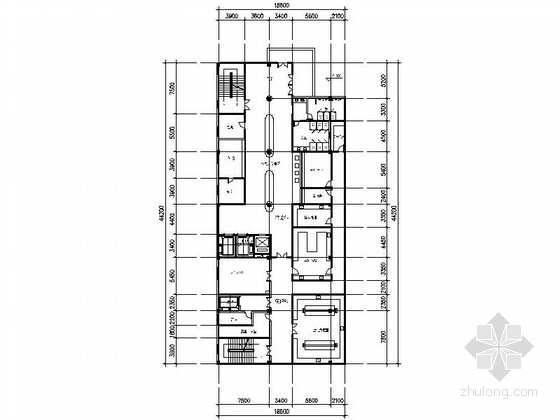 [昆明]某五层医院综合楼建筑方案文本（含CAD）-图8
