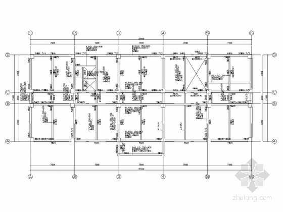 23层结构计算书资料下载-[西安]八层框架结构公大楼（含计算书、pkpm模型）