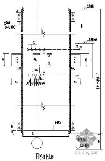 钢结构混凝土连接大样资料下载-某圆钢骨柱与混凝土梁连接大样节点构造详图[2]