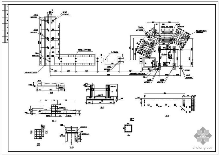 搅拌站规划设计文本资料下载-某搅拌站结构设计图