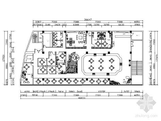 后现代中式茶楼设计图资料下载-[毕业设计]山东茶楼设计图