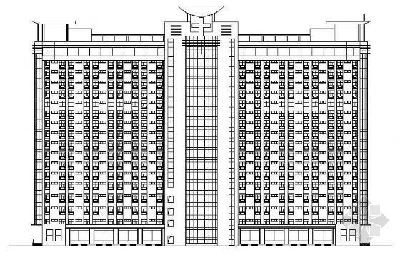 应届住院楼建筑设计资料下载-某市十八层医院住院楼建筑方案设计