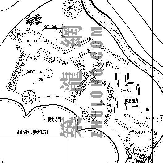 游廊设计图资料下载-休息游廊