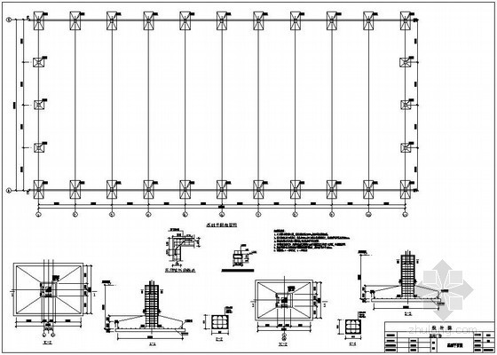 28m厂房施工图资料下载-某60mX28m厂房结构施工图