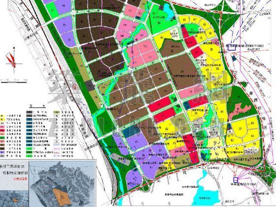 县城控制性详细规划资料下载-长沙某组团用地控制性详细规划
