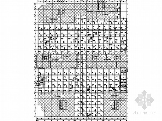 河南6层框架图纸资料下载-[河南]四层框架结构国际广场结构施工图
